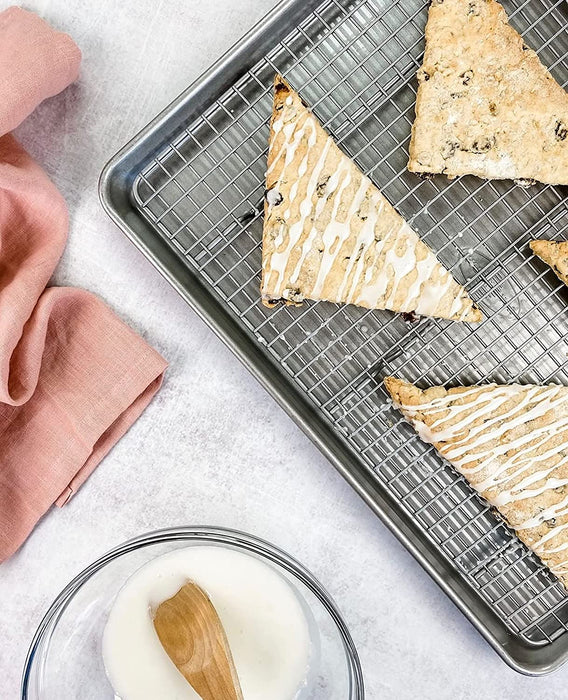 Half Sheet With Cooling Rack Set