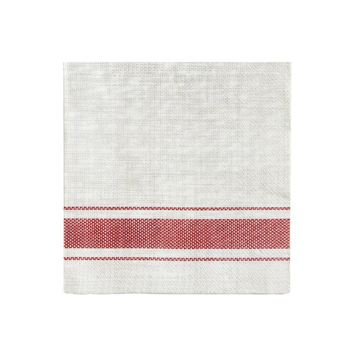 Bistro Stripe Paper Luncheon Napkin - 20 Pack