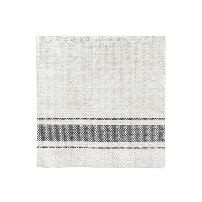 Bistro Stripe Paper Luncheon Napkin - 20 Pack