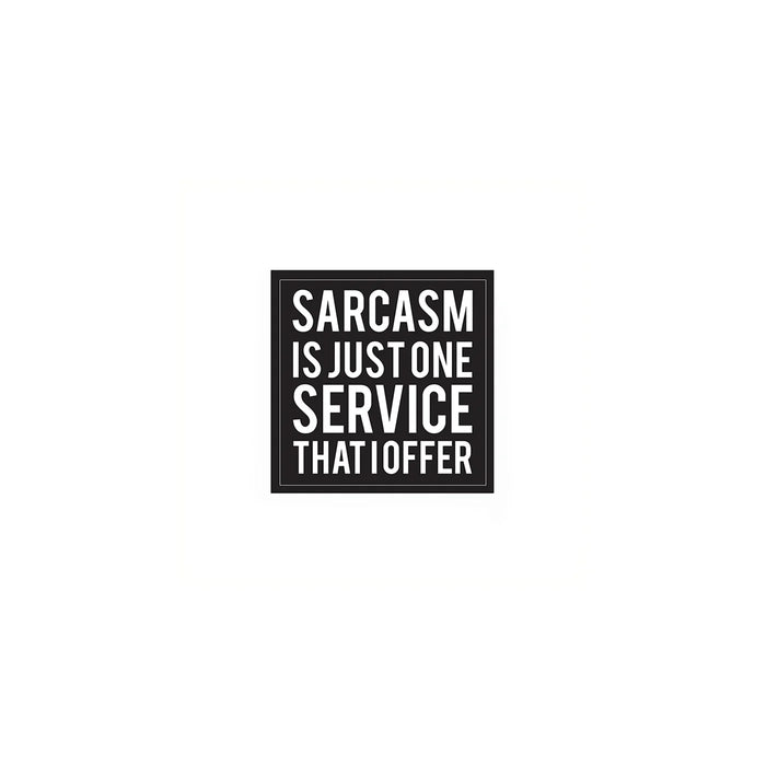 Sarcasm Service Cocktail Napkin