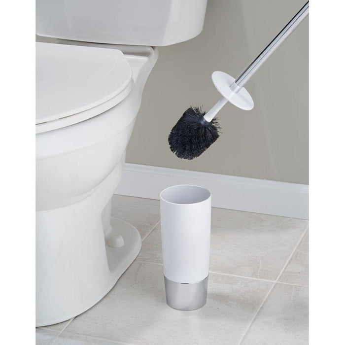 InterDesign Duetto Bowl Brush - Chrome