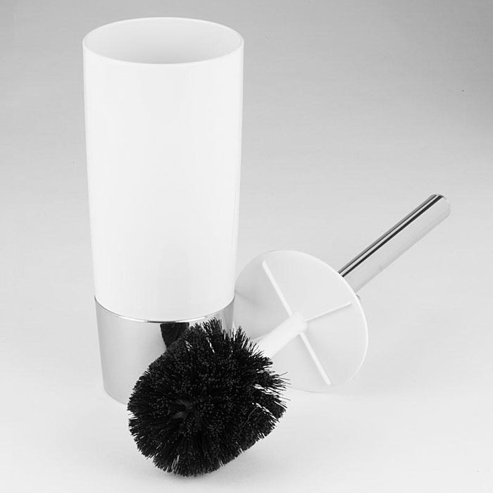 InterDesign Duetto Bowl Brush - Chrome