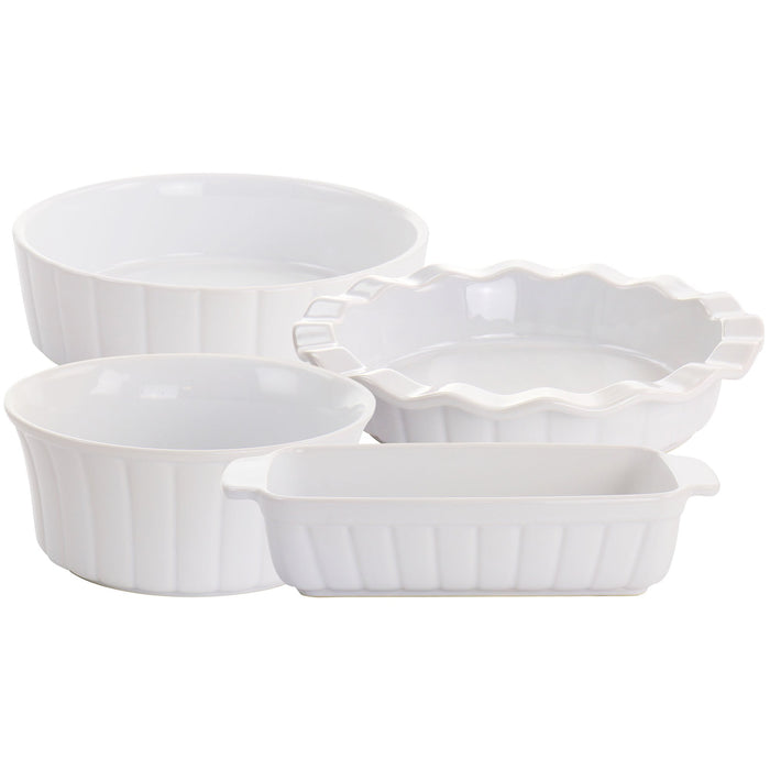 Gibson Home Gracious Dining 4-Piece Bakeware Set