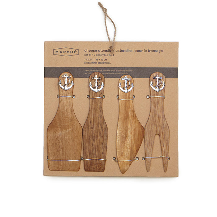 Anchor Acacia Cheese Utensils