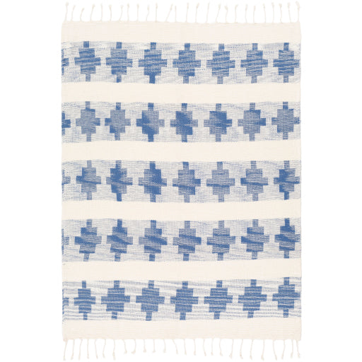 Bayou Blue/White Throw
