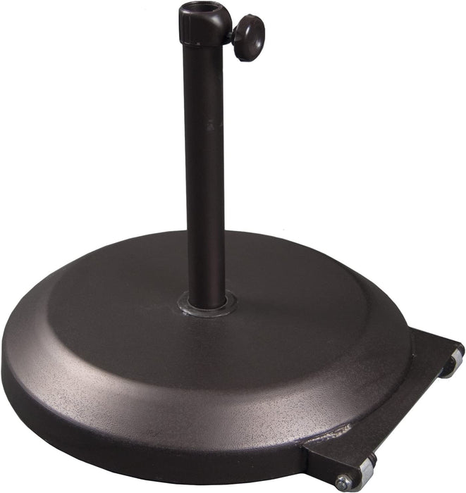 Bronze Umbrella Base With Wheels