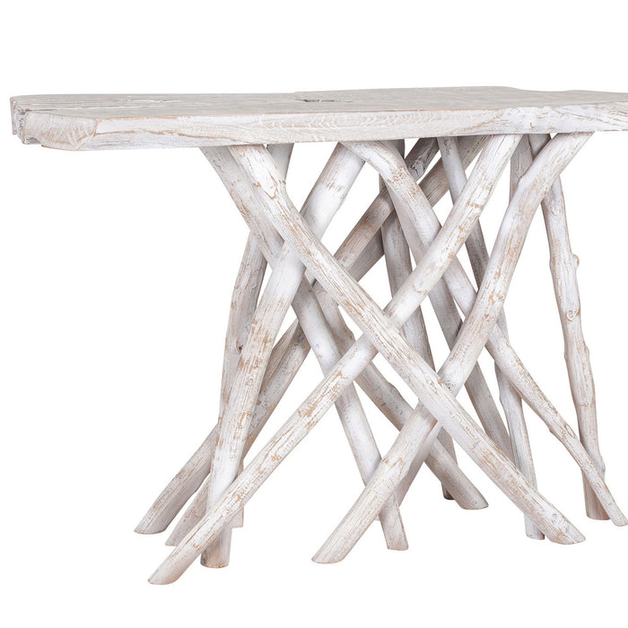 Roell Teak Top Console Table