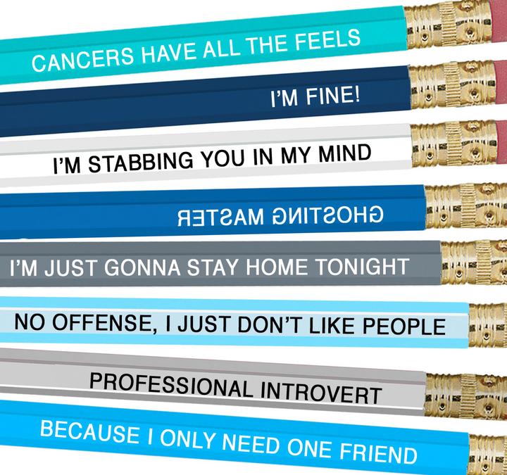 Assorted Astrology Pencil Set