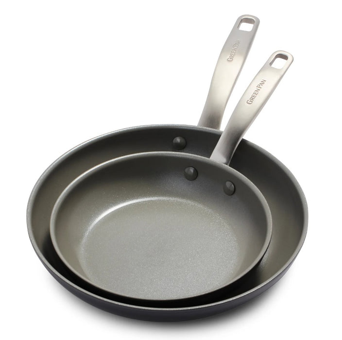 GreenPan Chatham Hard Anodized 2-Piece Frying Pan Set