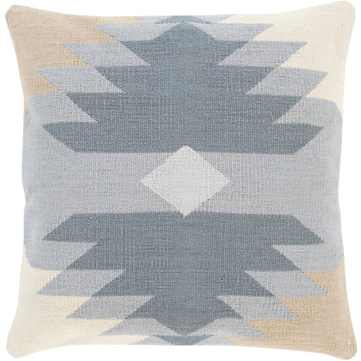 Cotton Kilim Beige/Light Gray Pillow