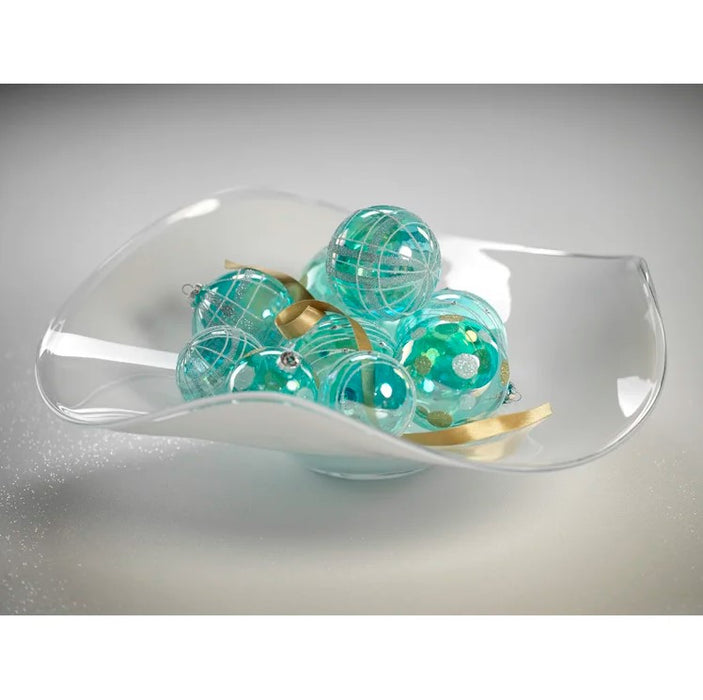 Lagoon Scissor Cut Wave Bowl - Opal White