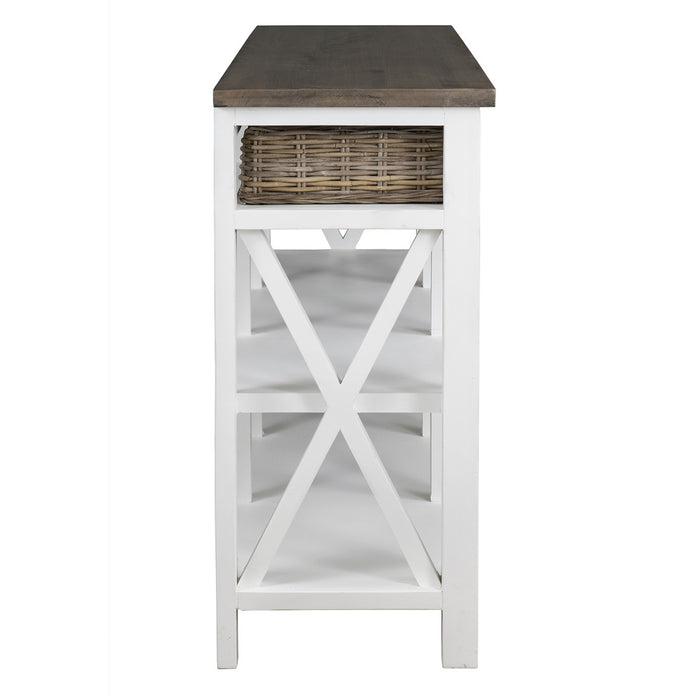 Simone 3-Basket Console