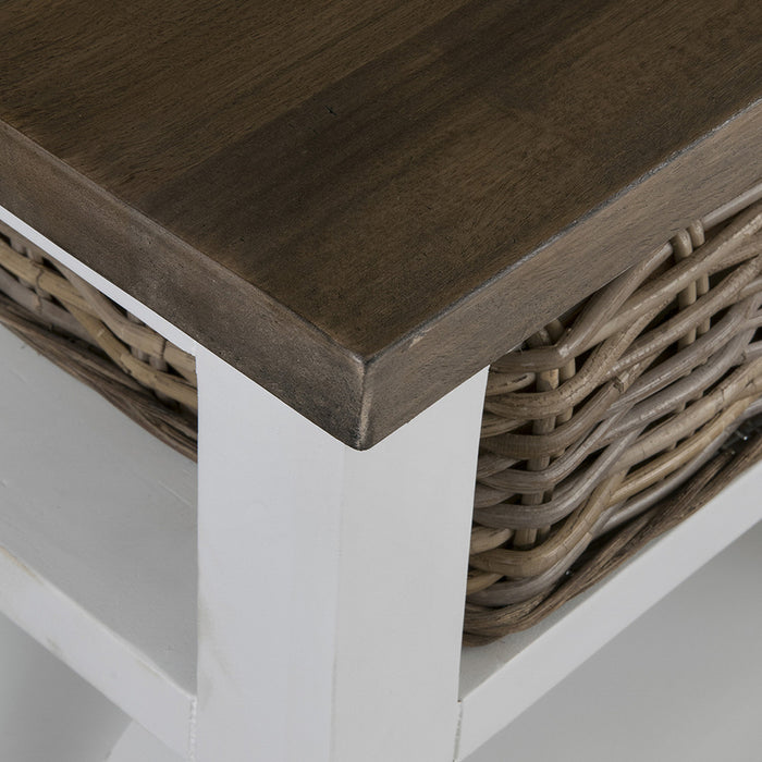 Simone 3-Basket Console