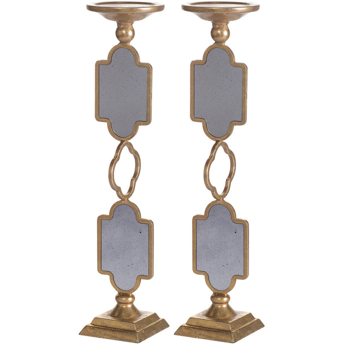 Grand Candleholder With Mirror