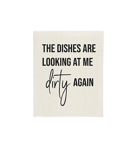Dishes Looking Sponge Cloth