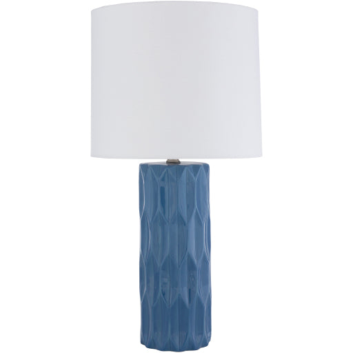 Draven Bright Blue 27" Lamp