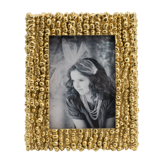 Metallic Gold Photo Frame