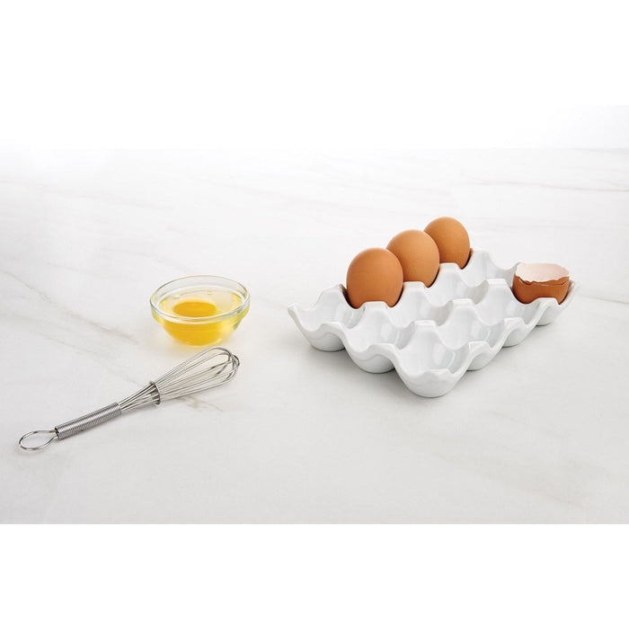 HIC Kitchen Porcelain Egg Crate