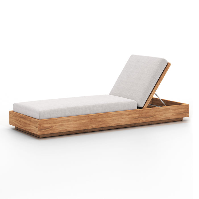 Kinta Outdoor Chaise - Stone Grey