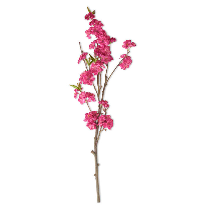 36" Fuchsia Cherry Blossom Spray