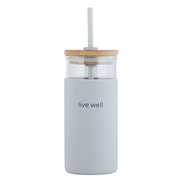 Live Well Glass Tumbler