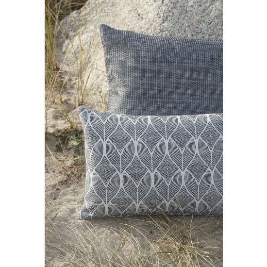 Cool Tropics Black Indoor / Outdoor Pillow