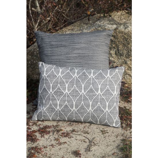 Cool Tropics Black Indoor / Outdoor Pillow