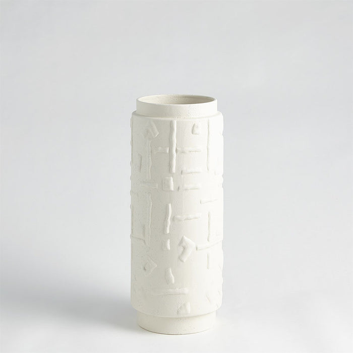 Small Sankuru Vase - Rustic White