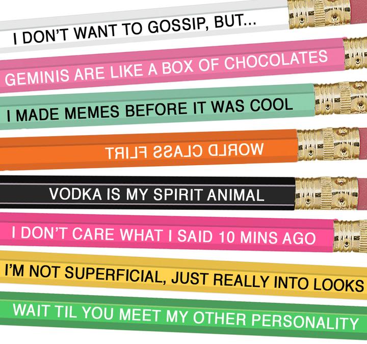 Assorted Astrology Pencil Set