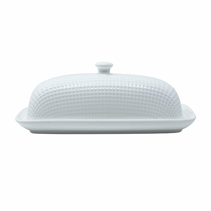 Heliotrope Covered Butter Dish