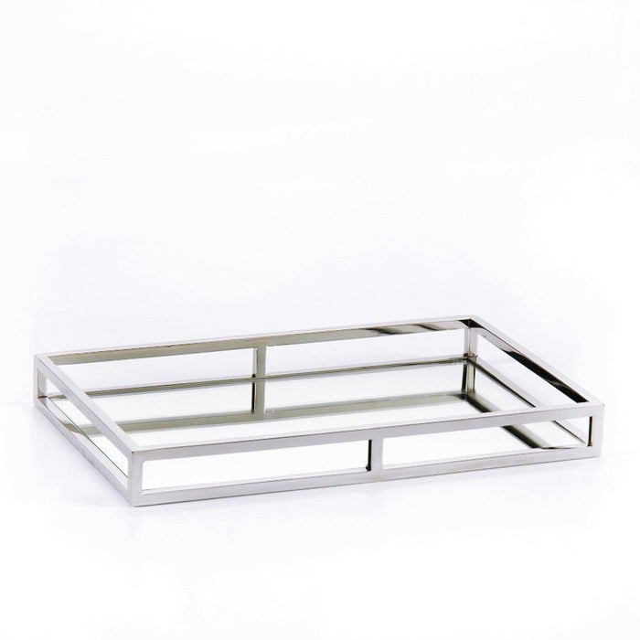 Rectangular Mirrored Tray