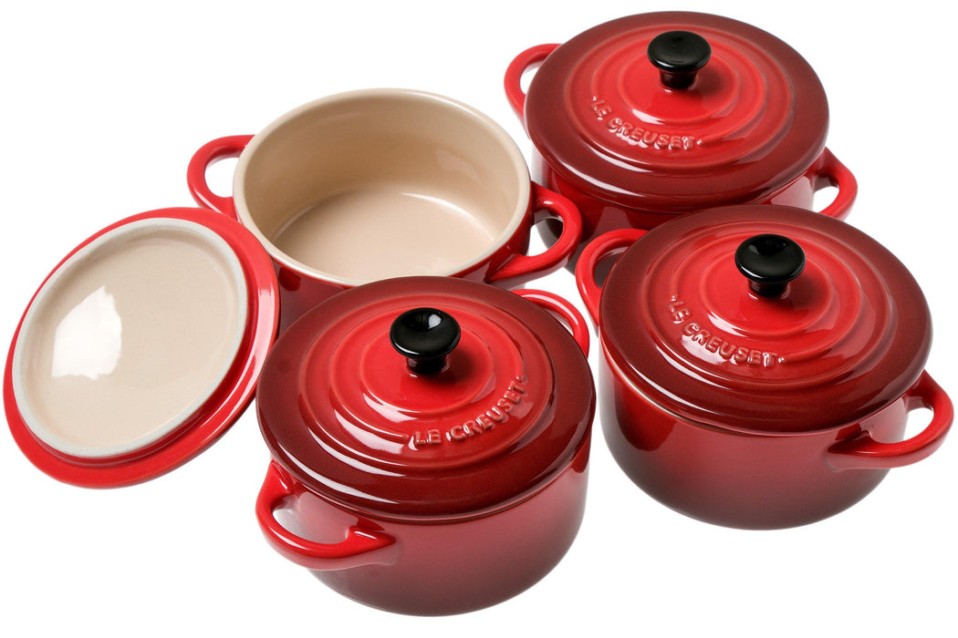 Classic Cherry Red Cocotte Set-Mini