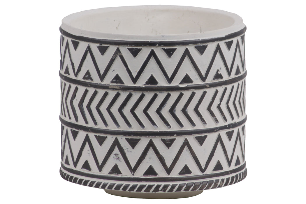 Ceramic Cylindrical Pot