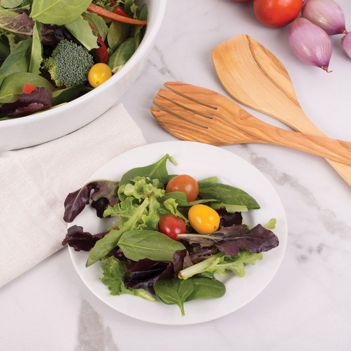 Eddingtons Italian Olive Wood Salad Set