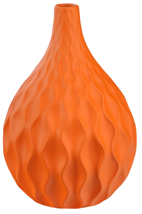 Orange Ceramic Vase