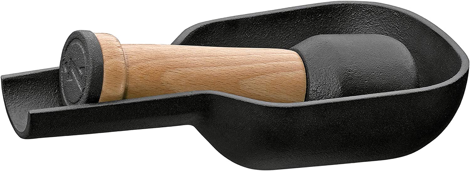 Zassenhaus Oval Cast Iron Mortar & Pestle