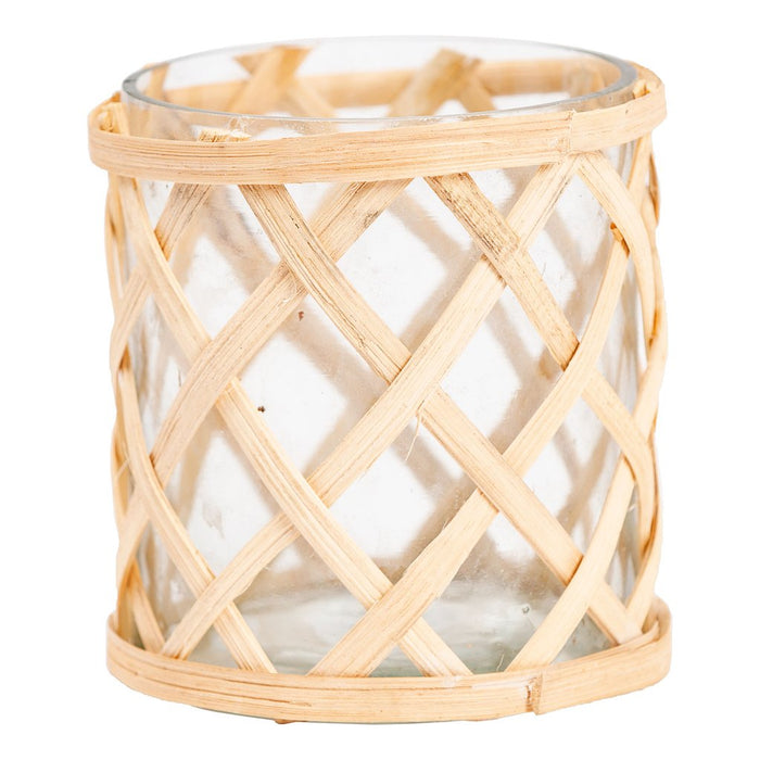 Cane Weave Vase - Small