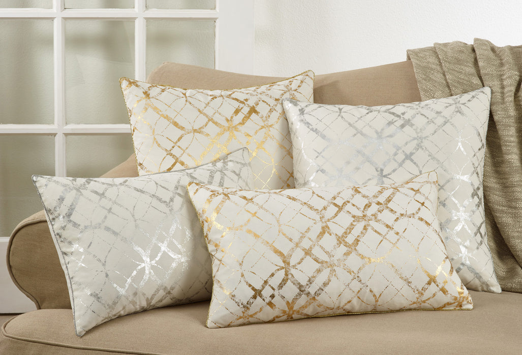 Metallic Foil Down Pillow