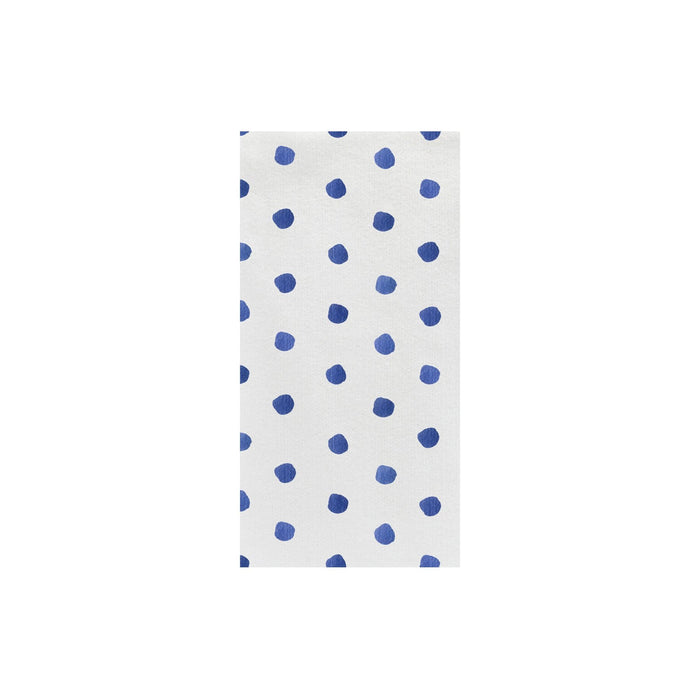 Light Blue Dot Guest Towels