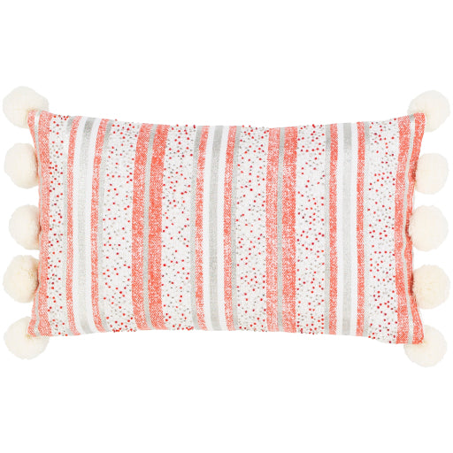 Peppermint Pom Pom Pillow