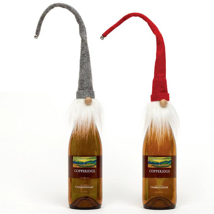 Red / Grey Gnome Bottle Topper
