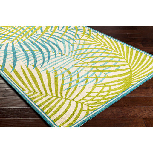 Rain Grass Green/Sky Blue Rug