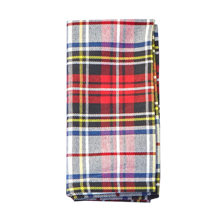 Scottish Plaid Napkins-Red