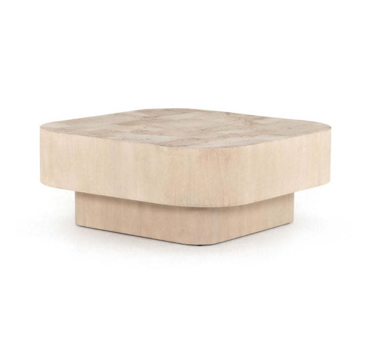 Blanco Coffee Table - Bleached Burl