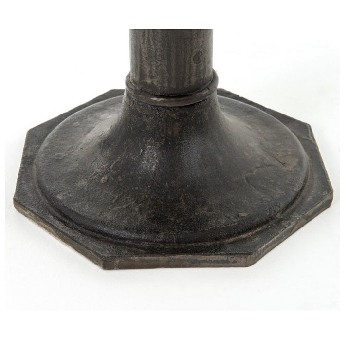 Lucy Side Table - Carbon Wash, Marble Top