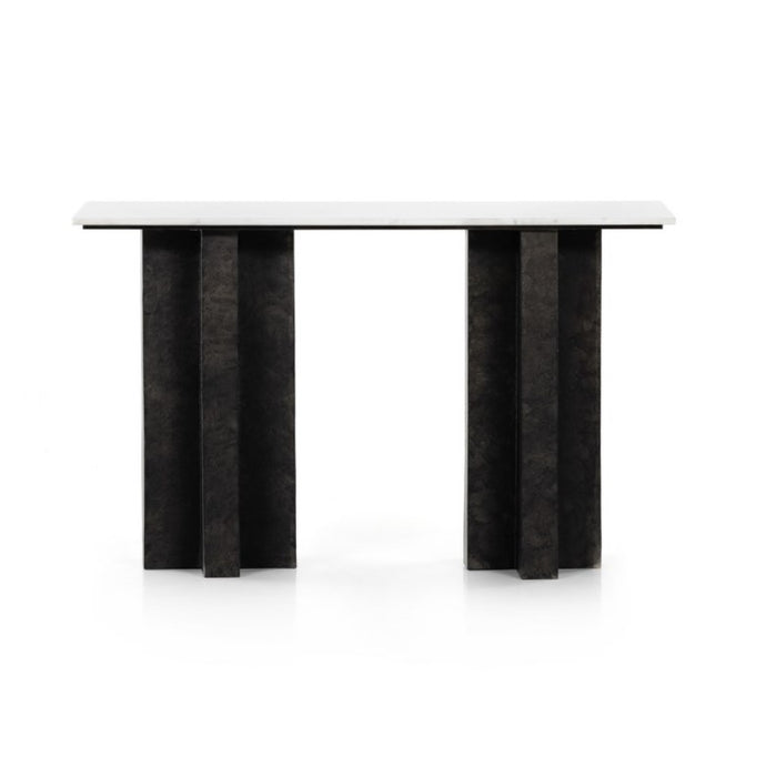 Terrell Console Table - Raw Black