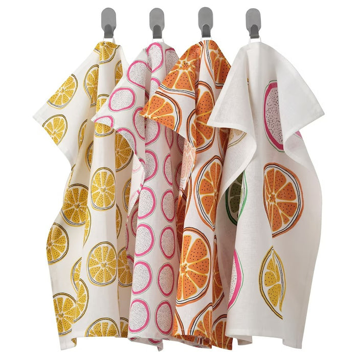 Patterned / Orange Dish Towel