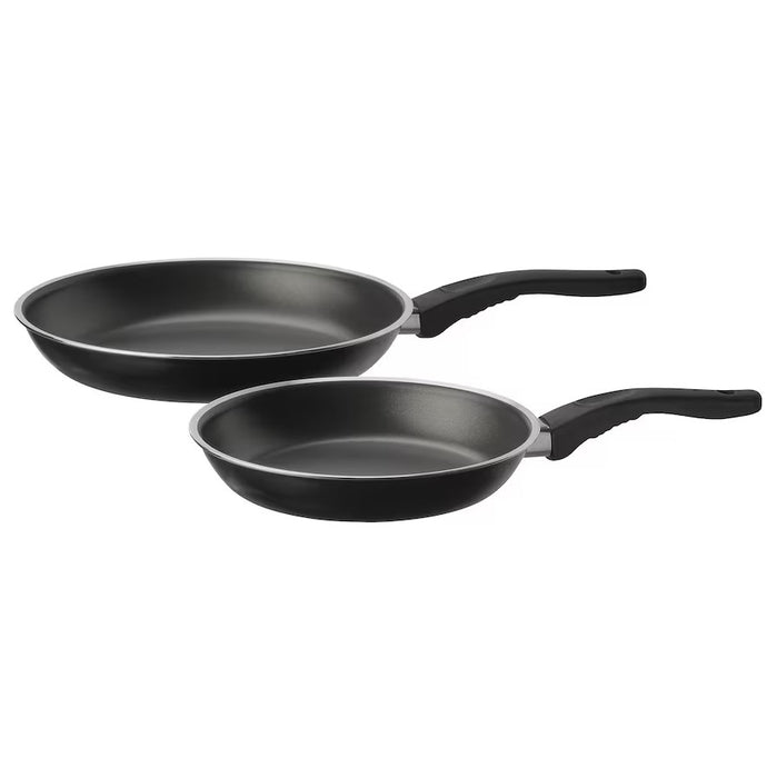 Black Frying Pan - Set Of 2