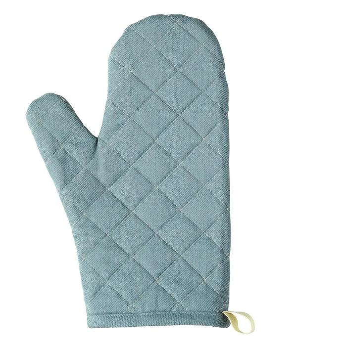 Textile / Blue Oven Mitt