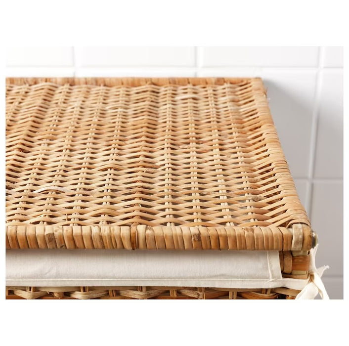 Rattan Laundry Basket With Lining